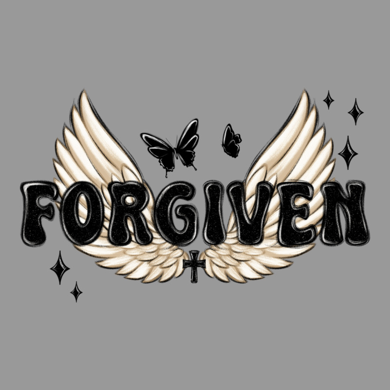Forgiven Christian Angel Wings Vintage Hoodie by MaliasSmallBusiness | Teevron