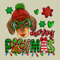 Merry Pawmas Christmas Dachshund Heavy Core Tee | Teevron