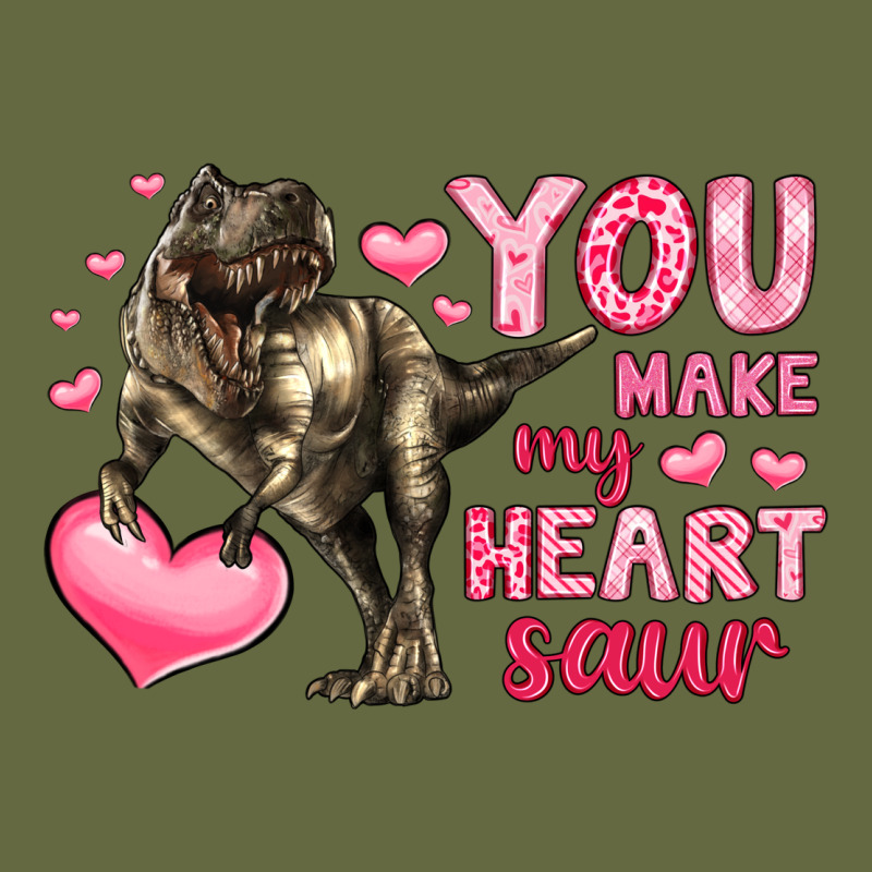 You Make My Heart Saur Long Sleeve Tee by LillyAllenDesigns | Teevron