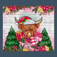 Pink Christmas Cow Urban Heavy Tee | Teevron