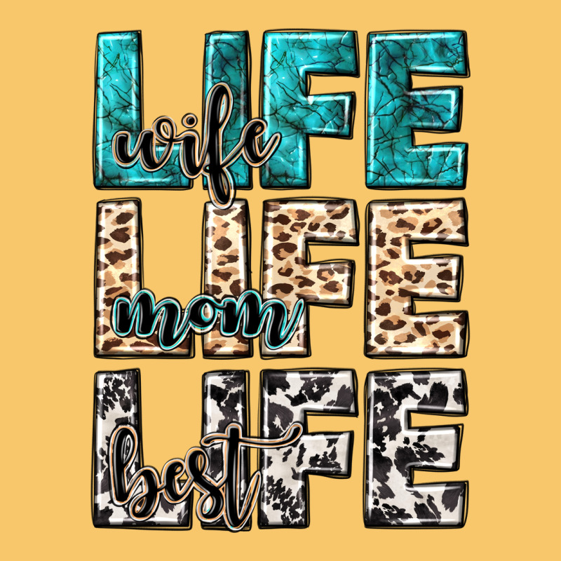 Wife Life Wife Mom Life Best Vintage Hoodie by NancyCooperArtShop | Teevron