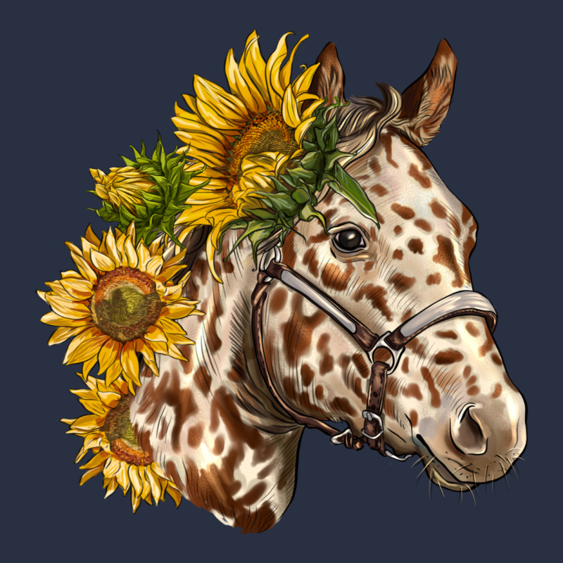 Appaloosa Horse With Sunflowers Heavyweight Sweatshirt by LillyAllenDesigns | Teevron