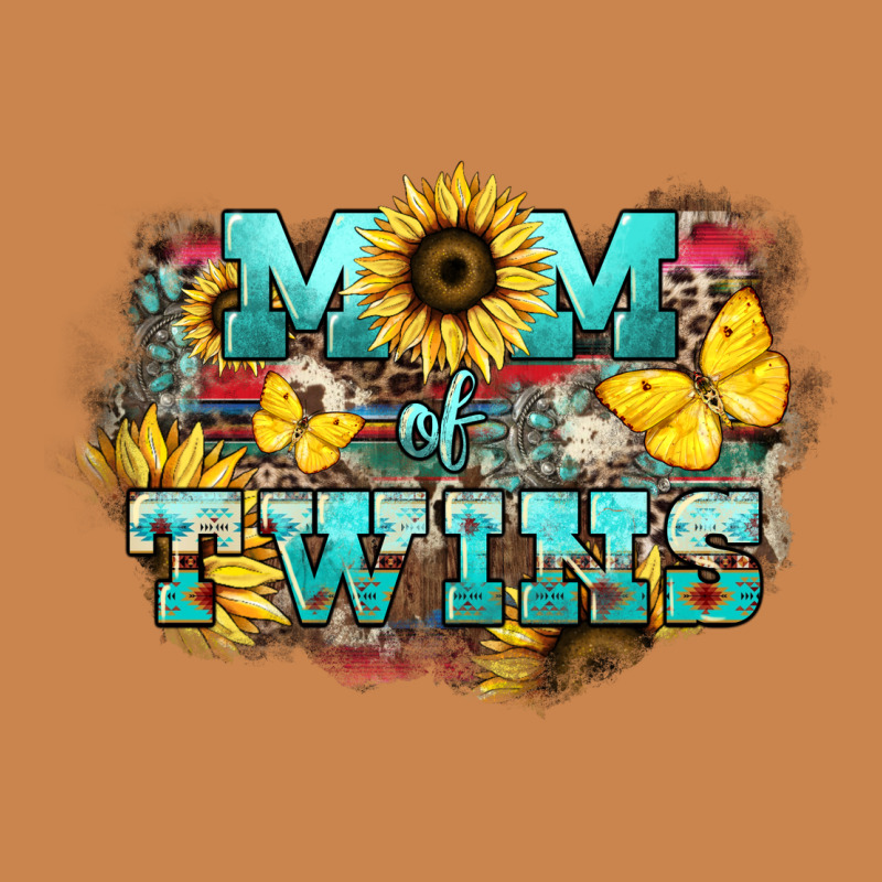 Mom Of Twins Sunflower Mothers Day Heavyweight Hoodie by HowdyJamesFarm | Teevron