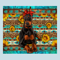 Doberman With Western Background Ladies Tee | Teevron