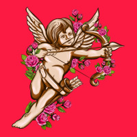 Cupid With Rose Valentine's Day Zipper Hoodie | Teevron