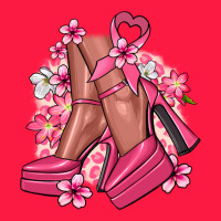 Cancer High Heels Cancer Awareness Zipper Hoodie | Teevron