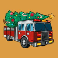 Christmas Fire Truck Urban Heavy Tee | Teevron