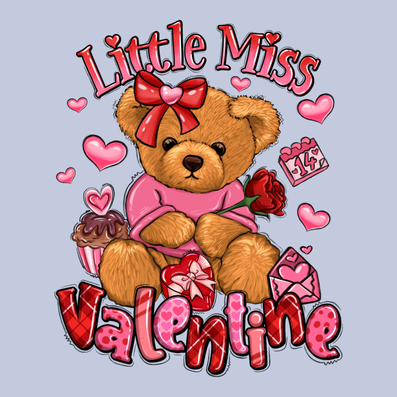 Little Miss Valentine Teddy Bear Long Sleeve Tee by LillyAllenDesigns | Teevron