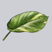 Golden Pothos Leaf Heavyweight Sweatshirt | Teevron