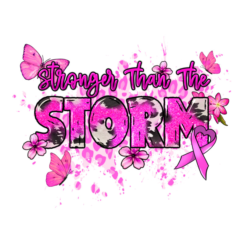 Stronger Than The Storm Cancer Awareness Zipper Hoodie by HowdyJamesFarm | Teevron