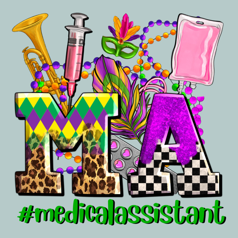 Mardi Gras Ma Medical Assistant Heavy Core Tee by AdoDesignShop | Teevron