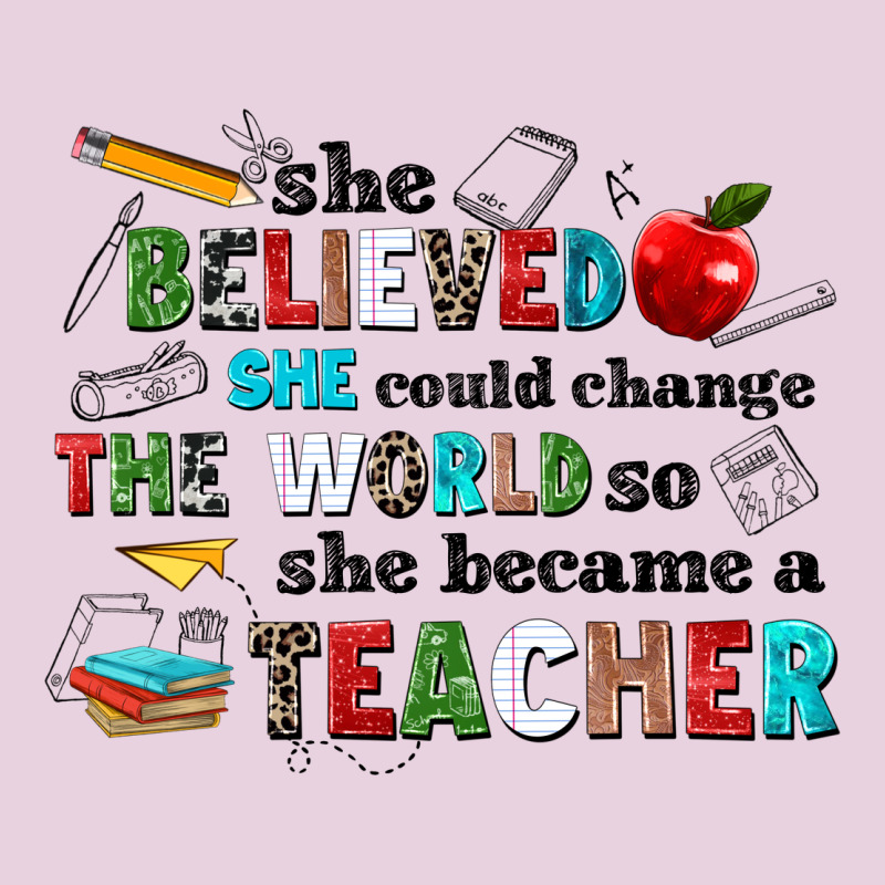 She Believed She Could Change The World So She Bec Classic Tee by NancyCooperArtShop | Teevron