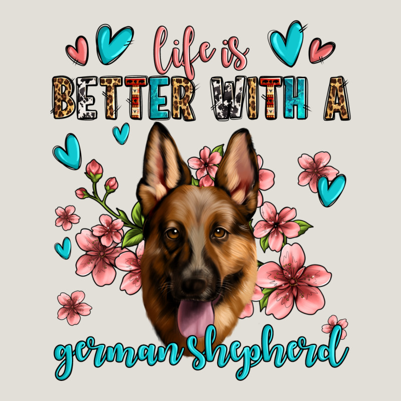 Life Is Better With A German Shepherd Heavy Core Tee by Jasminsmagicworld | Teevron