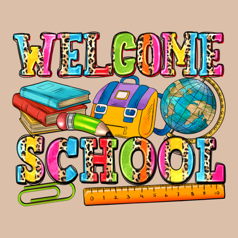 Welcome School Urban Heavy Tee by NancyCooperArtShop | Teevron