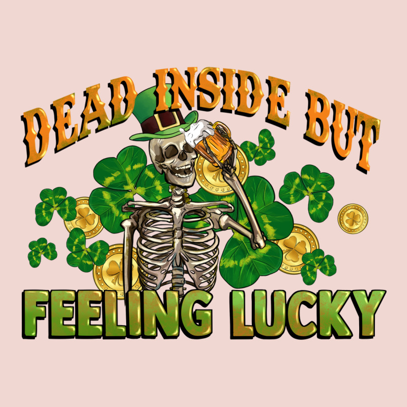 Dead Inside But Feeling Lucky St. Patrick's Day Premium Sweatshirt by CowGirlArtShop | Teevron