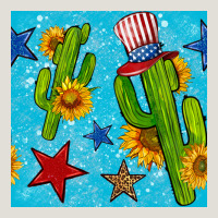 4th Of July Cacti Seamless Pattern Heavy Core Tee | Teevron