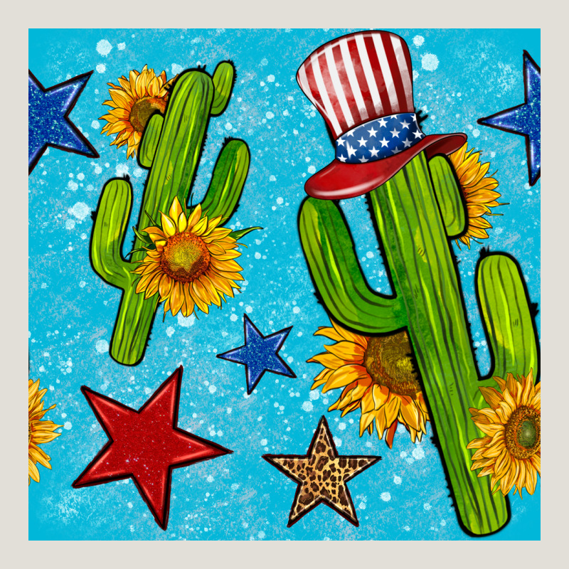 4th Of July Cacti Seamless Pattern Heavy Core Tee by BundleAndBundleShop | Teevron