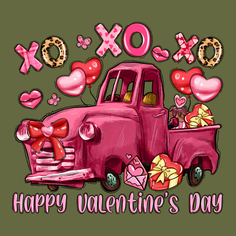 Xo Xo Xo Happy Valentine's Day Truck Long Sleeve Tee by LillyAllenDesigns | Teevron