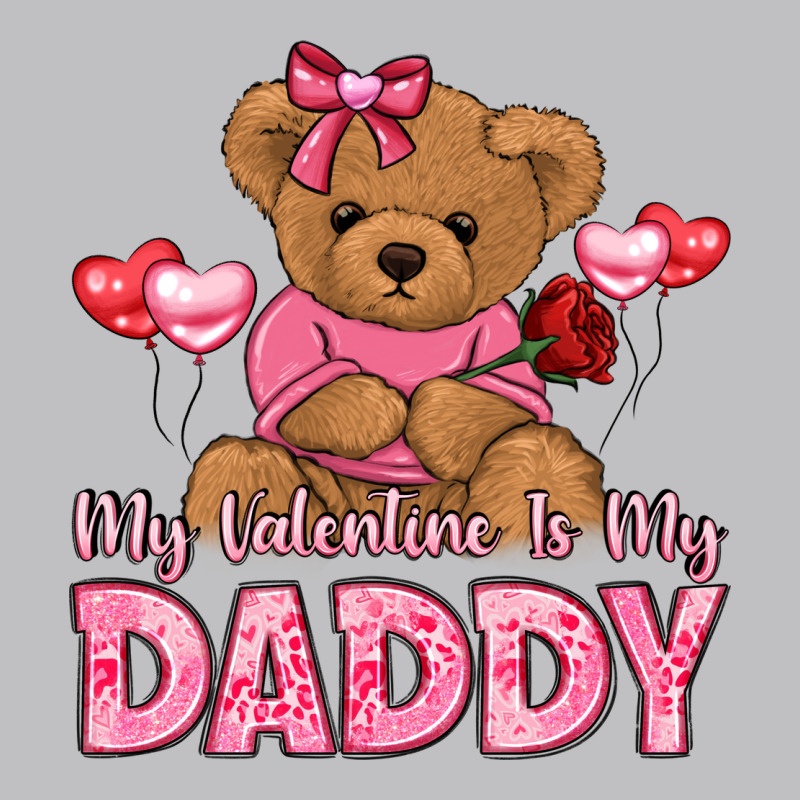 My Valentine Is My Daddy Long Sleeve Tee by LillyAllenDesigns | Teevron
