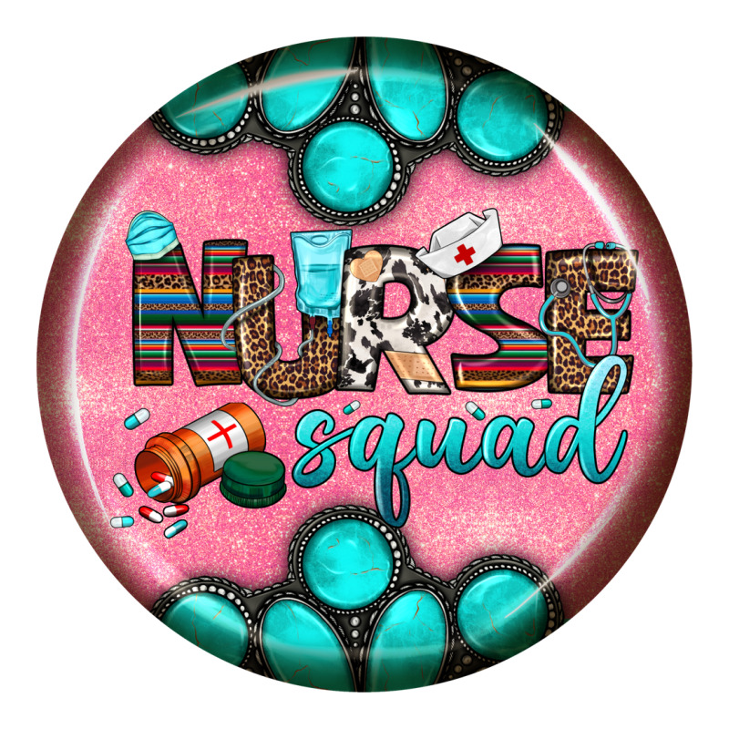 Nurse Round Earrings 3 Ladies Tee by BundleAndBundleShop | Teevron