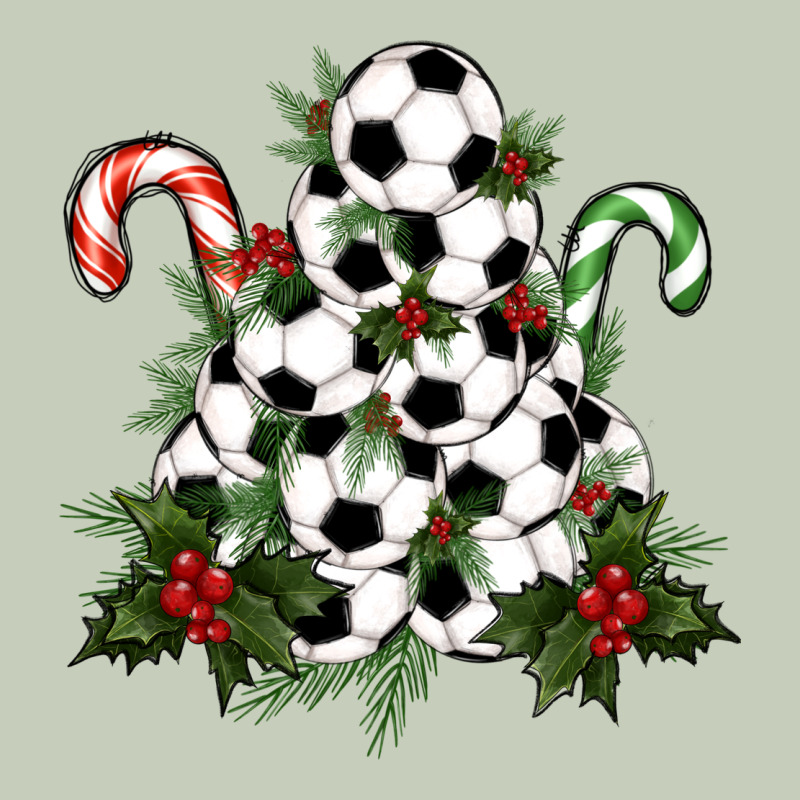 Lightning Soccer Christmas Tree Long Sleeve Tee by RanaPortraitStore | Teevron