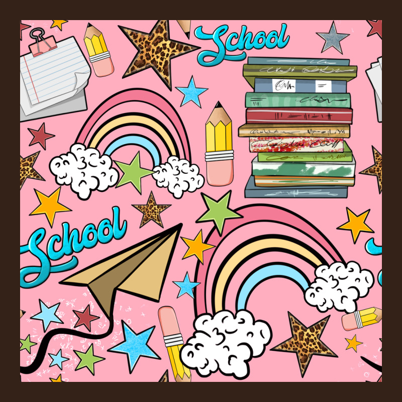 School With Rainbow Seamless Pattern Heavy Core Tee by BundleAndBundleShop | Teevron