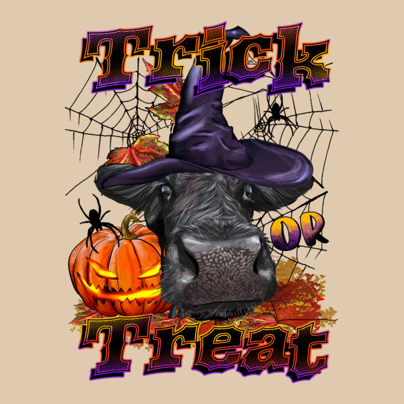 Trick Or Treat Black Angus Heifer Heavyweight Sweatshirt by LillyAllenDesigns | Teevron