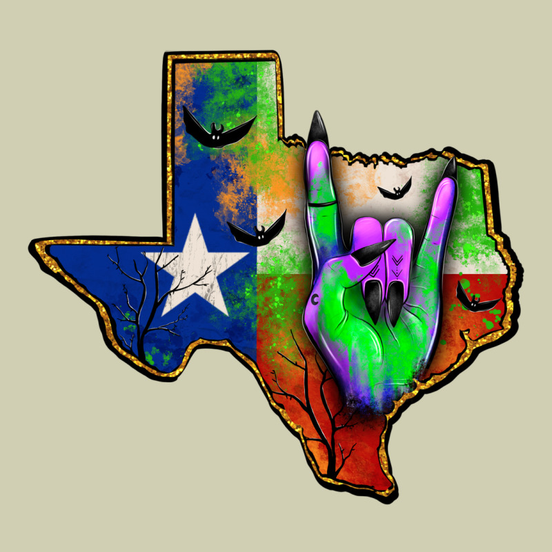 Texas Map Halloween Heavy Core Tee by JahusDesignShop | Teevron