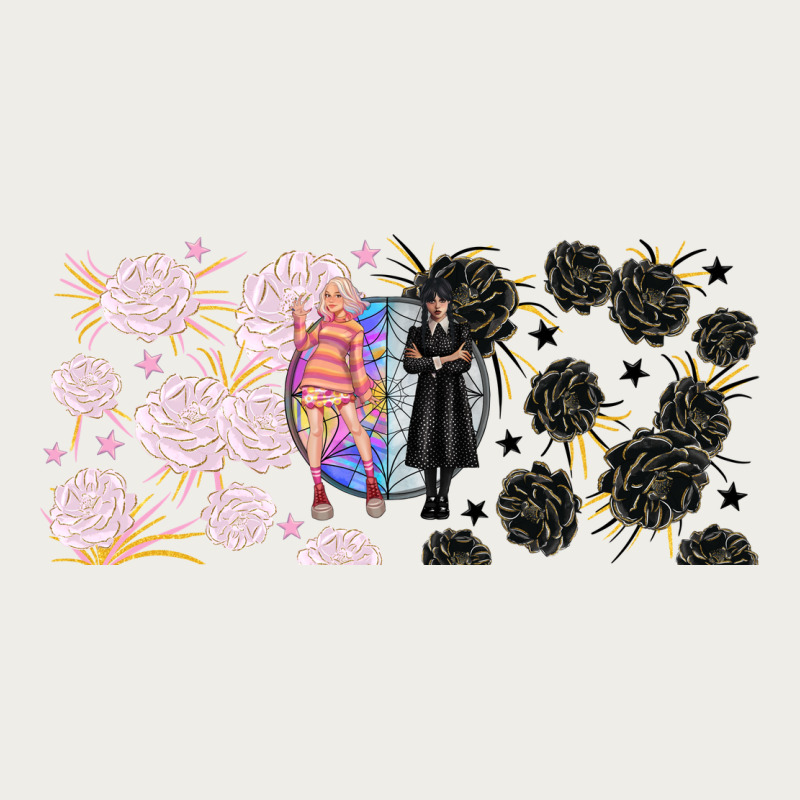 Gothic Girl And Colorful Girl Best Friends With Zipper Hoodie by TumblerDesignByShophia | Teevron