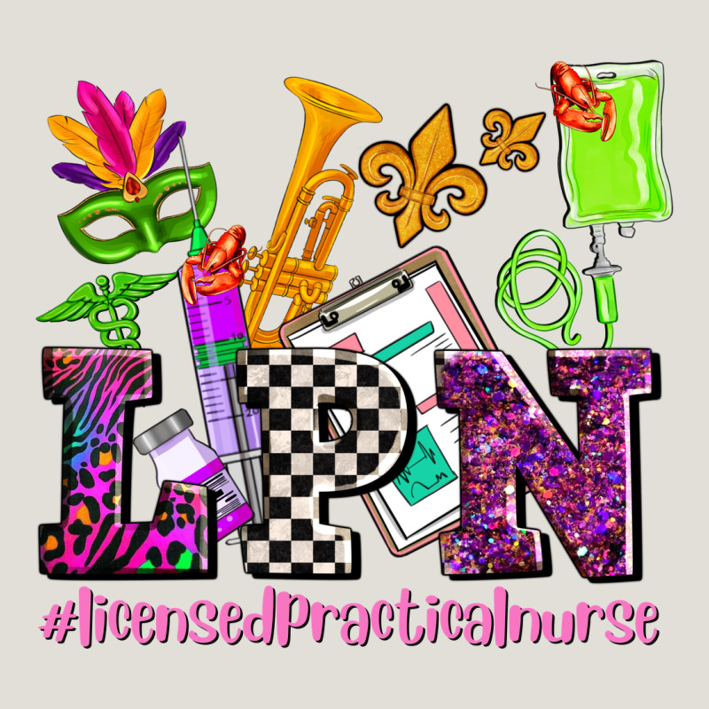 Mardi Gras Lpn Licensed Practical Nurse Heavy Core Tee by AdoDesignShop | Teevron
