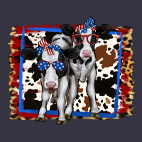 4th Of July Cows Holstein Cows Vintage Hoodie | Teevron