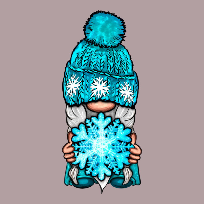 Winter Gnome With Snowflake Vintage Hoodie by NancyCooperArtShop | Teevron