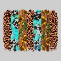 Sunflower Cactus Leopard Brushstroke Premium Tee | Teevron