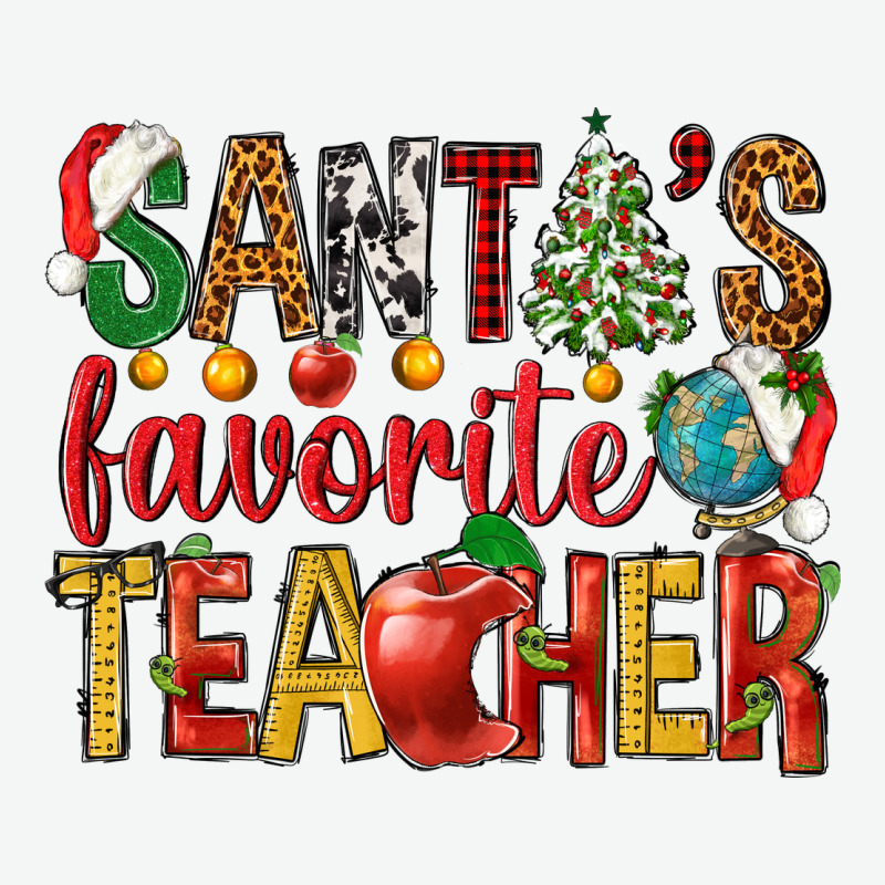Santas Favorite Teacher Urban Heavy Tee by NancyCooperArtShop | Teevron