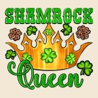 Shamrock Queen Crown Leopard Glitter Premium Tee | Teevron