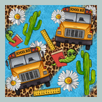 School Bus Seamless Pattern Heavy Core Tee | Teevron