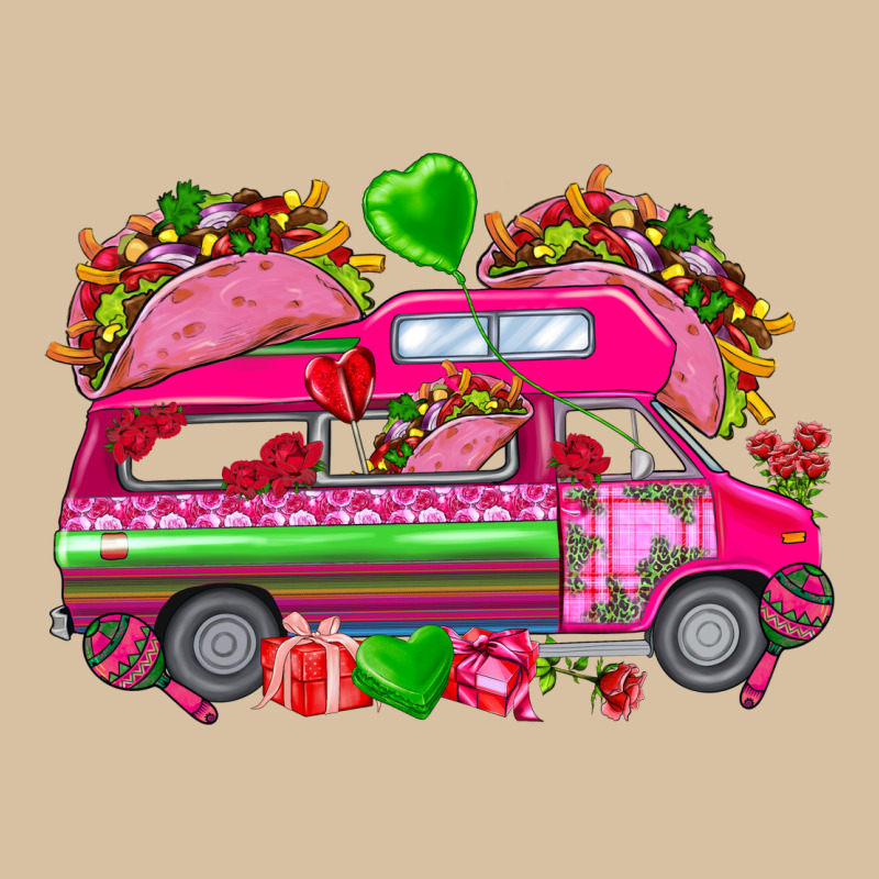 Valentine's Day Tacos Truck Mexico Heavyweight Hoodie by HowdyJamesFarm | Teevron