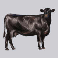 Black Angus Cow Heavyweight Sweatshirt | Teevron