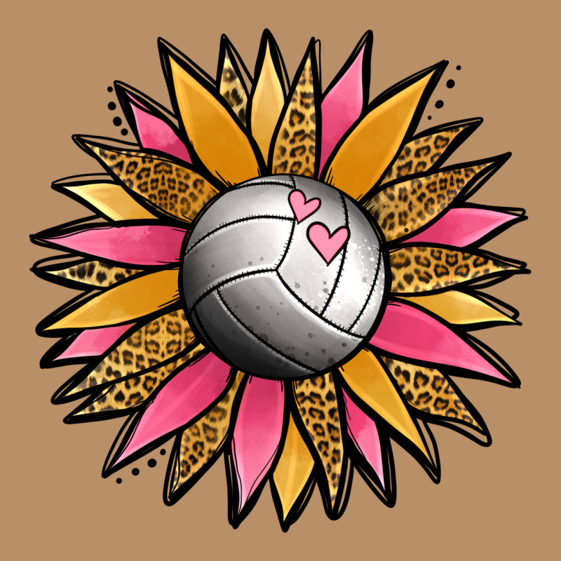 Volleyball Sunflower Vintage Hoodie by Jasminsmagicworld | Teevron