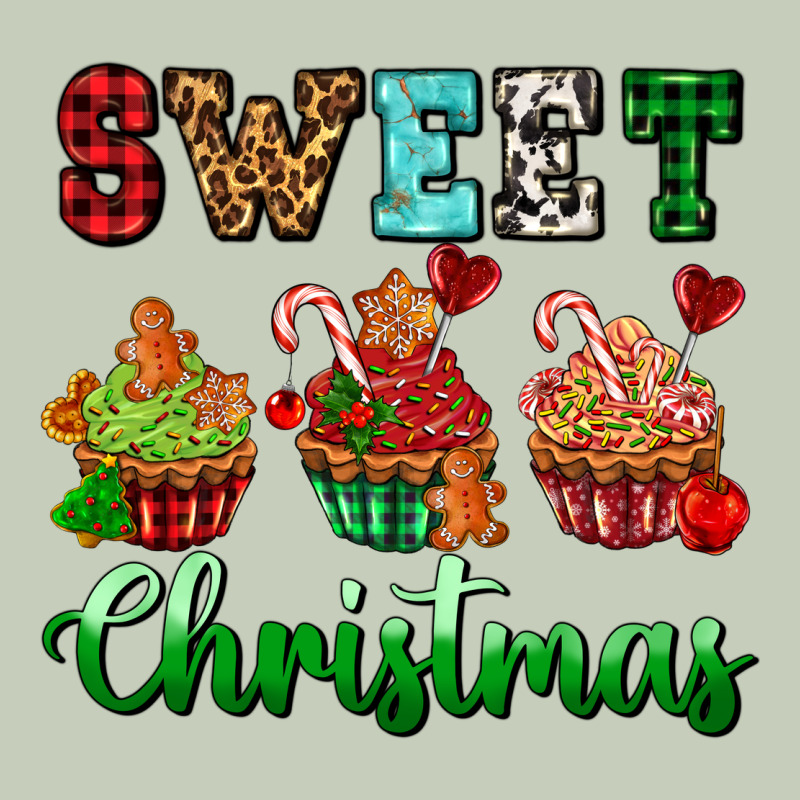 Sweet Christmas With Cupcake Ladies Tee by AdoDesignShop | Teevron