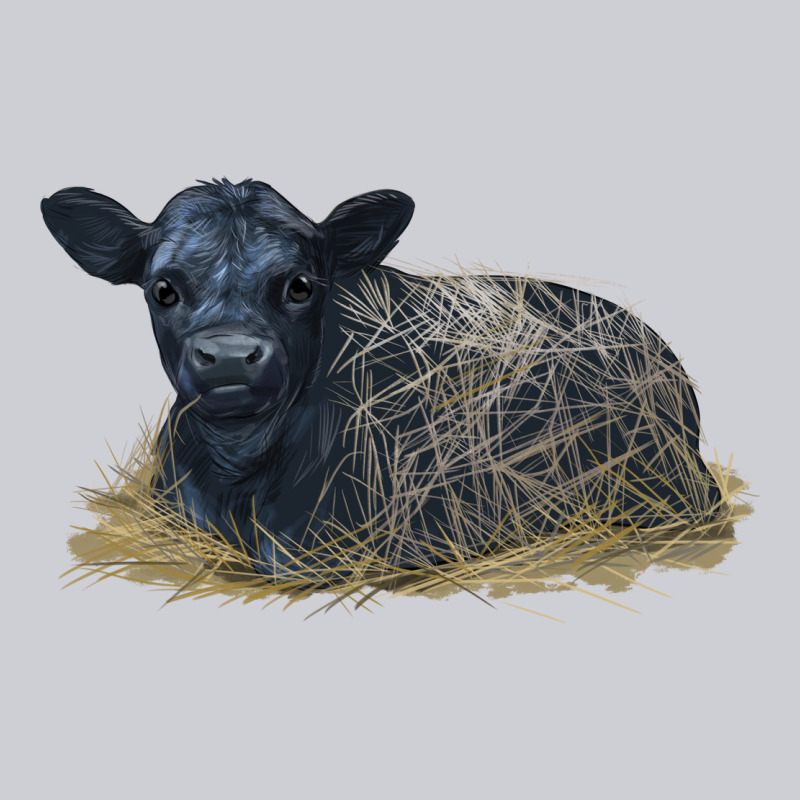 Black Angus Calf Illustrations Heavyweight Sweatshirt by LillyAllenDesigns | Teevron