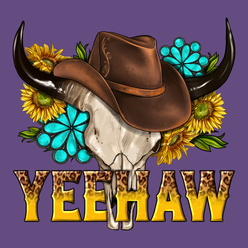 Yeehaw Bull Skull Vintage Hoodie by NancyCooperArtShop | Teevron