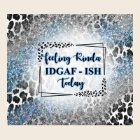 Feeling Kinda Idgaf Ish Today With Leopard And Gli Zipper Hoodie | Teevron
