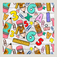 Back To School Seamless Pattern Heavy Core Tee | Teevron