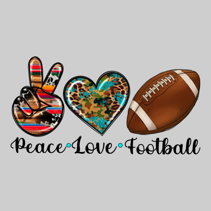 Peace Love Football Premium Tee by Artiststas | Teevron