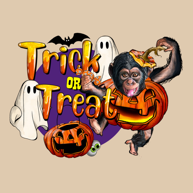Trick Or Treat Chimpanzee Heavyweight Sweatshirt by LillyAllenDesigns | Teevron