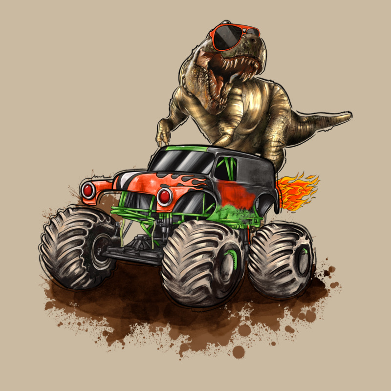 Monster Truck And T Rex Dinosaur Long Sleeve Tee by LillyAllenDesigns | Teevron