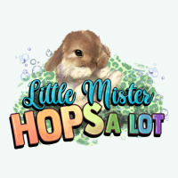 Little Mister Hops A Lot Easter Day Premium Hoodie | Teevron