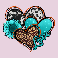 Love Turquoise Hearts Ladies Tee | Teevron