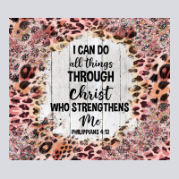 I Can Do All Things With Leopard And Glitter Zipper Hoodie | Teevron